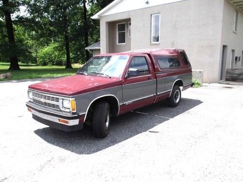 1992 chevrolet s10 tahoe standard cab pickup works great some rust no reserve