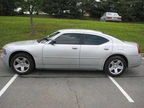 Silver 2006 dodge charger with low miles, police package