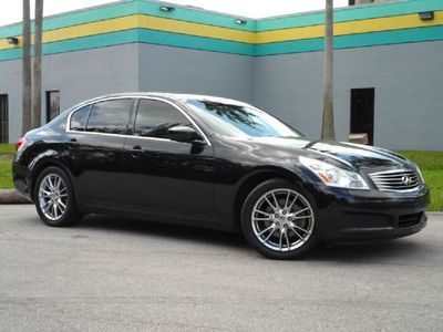 G37 sedan journey black over black leather runs and drives great