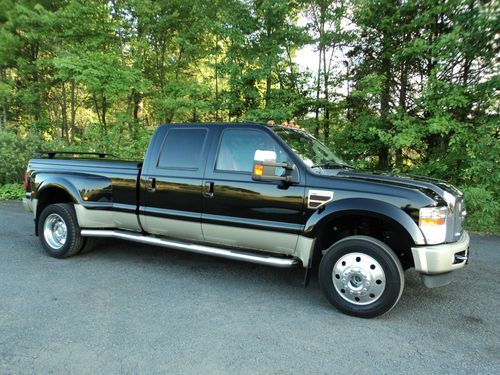 2008 ford f-450 king ranch crew cab diesel 4x4*every option + xtras*27995/offer!