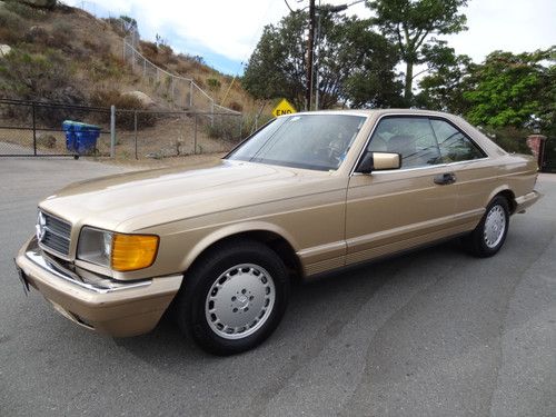 1 or 2 owner 84 mercedes benz 500sec coupe w126 500 sec 560 youngtimer s class