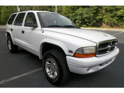 2002 dodge durango slt awd 1 owner georgia owned 3rd row seating no reserve only