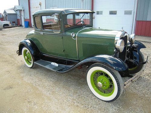 1931 model a ford deluxe coupe new engine &amp; tons of extras...fantastic car!!