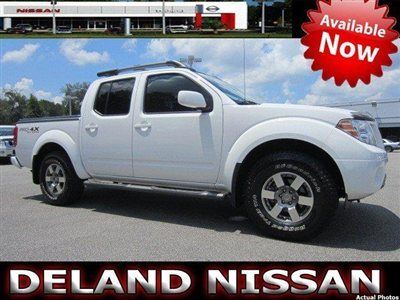 2012 nissan frontier pro-4x crew cab 4wd leather moonroof step rails *we trade*