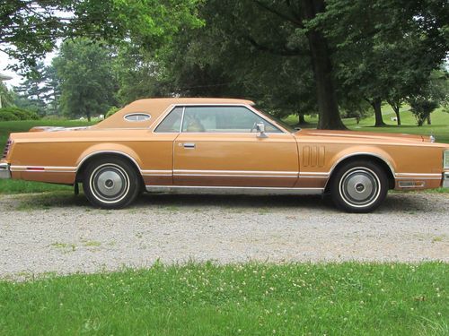 1978 lincoln mark v - one owner - excellent condition - smooth, quiet ride! look