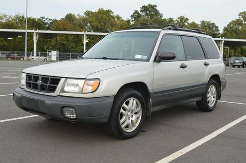 1999 silver subaru forester l awd runs &amp; drives great 20 city/26 hwy clean title