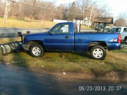 2003 chevy 1500 4x4 with snowplow