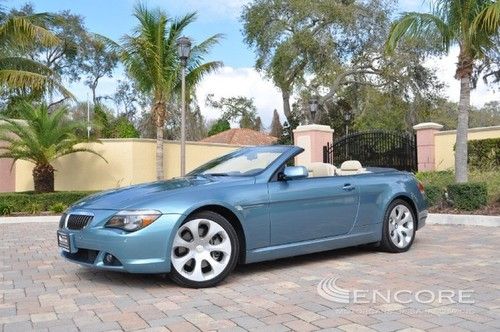 2005 bmw 645ci convertible**sport pack**cold weather pack**heads up**navi**