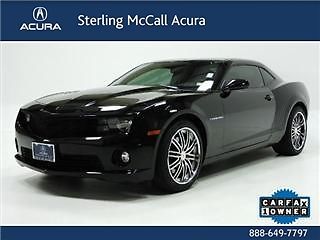 2010 chevrolet camaro 2dr coupe 1ss loaded leather cd borla exhaust 20&#034; wheels