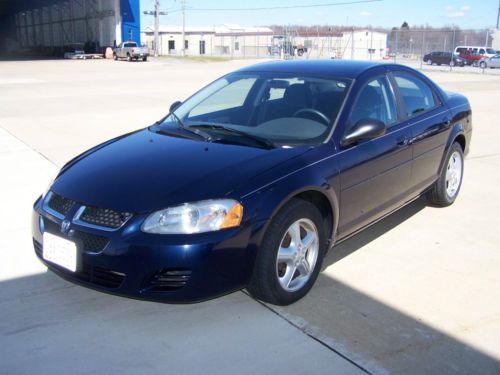 2006 dodge stratus sxt 4 door sedan 2.4 l navy blue 84,000
