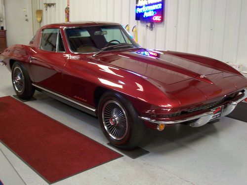 1967 corvette coupe (bloomington gold certified)