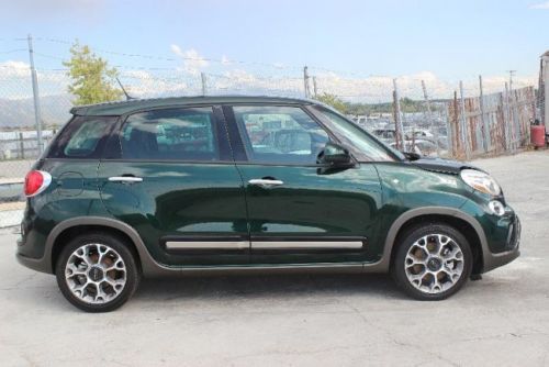 2014 fiat 500l trekking damaged repairable salvage fixable must see! low miles!