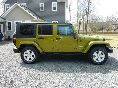 2007 jeep wrangler unlimited sahara with hard and soft tops