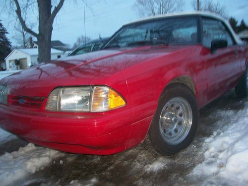 1992 ford mustang lx convertible 2-door 2.3l