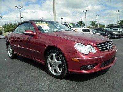 2004 meredes clk500 convertible 5.0l v8 - amg wheels - only 38,000 miles!!!