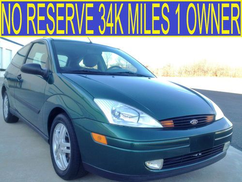 No reserve unbelievable 34k miles 1 owner 35mpg 5-speed zx5 svt civic corolla