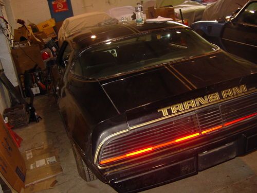 1979 trans am, black &amp; gold smokey and the bandit, low miles, super clean! ws6!