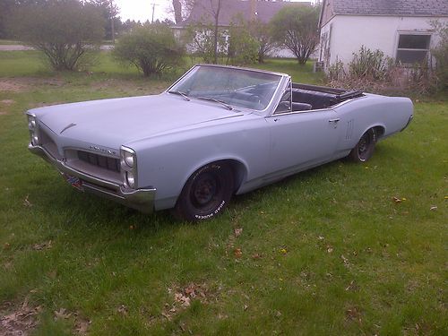 1967 lemans convertible would make a great gto clone needs restored