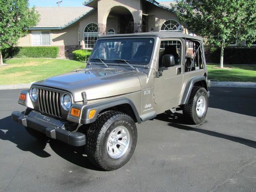 2003 jeep wrangler x sport 4x4 4.0l automatic only 87,229 miles