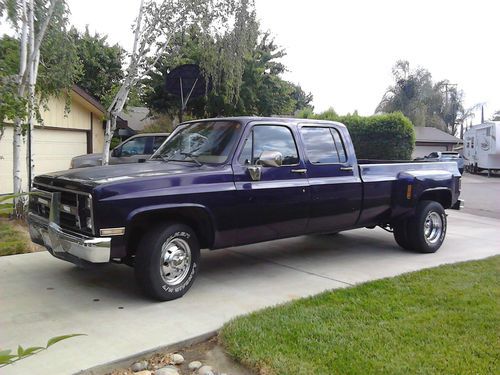 1987 chevy crewcab duelly fully loaded power everything very good condition
