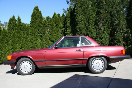 1989 mercedes-benz 560sl - wonderful condition and rare color