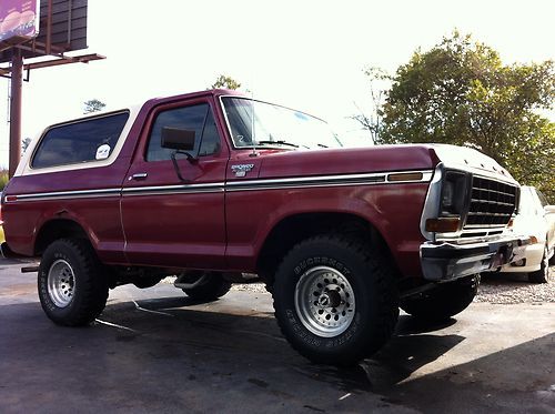 1979 ford bronco 4x4 351 v8 project mud tires!!