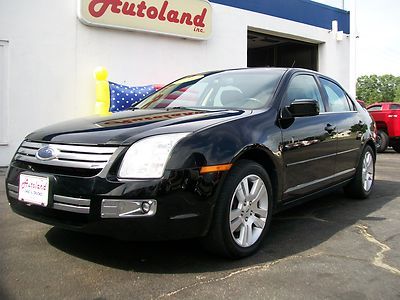2007 ford fusion all wheel drive black leather sunroof