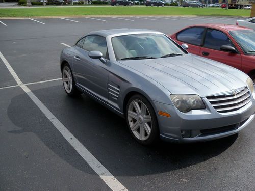 2004 chrysler crossfire base coupe 2-door 3.2l silver/saphire!!