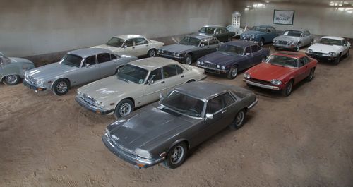 Exclusive jaguar classic car collection