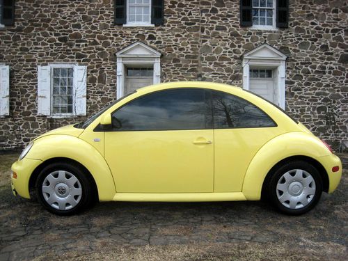 2000 volkswagen beetle gls hatchback 2-door 2.0l... no reserve