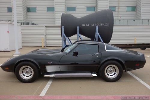 1978 corvette 1-owner #&#039;s matching l48 show vette - sidepipes - leather - resto.