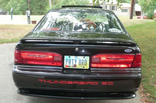 1992 ford thunderbird super coupe black on black