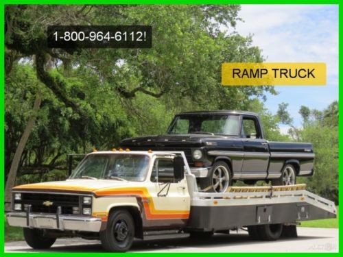 1985 chevrolet c30 ramp truck car hauler orig miles tow truck hot rod hauler