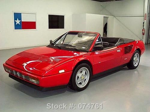 1988 ferrari mondial 3.2 cabriolet 4seater a/c only 22k texas direct auto