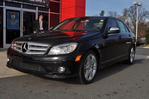 09 c350 sport leather pano roof warr $0 down $329/mo