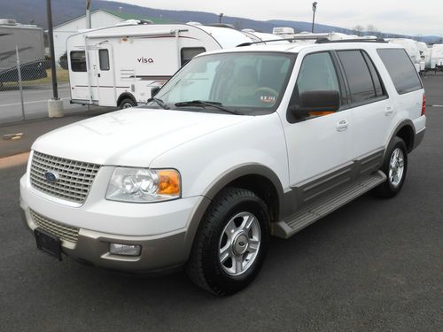 Runs great 03 expedition eddie bauer 5.4 leather rear dvd rear air 3 row seating