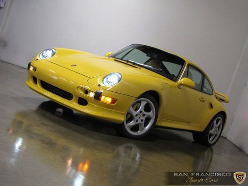 1997 porsche 993 turbo s yellow/yellow 1k miles collector car as new high option