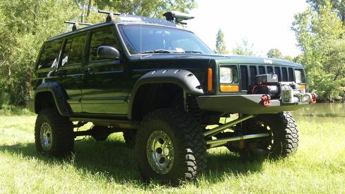 1998 jeep cherokee xj 4x4 sport * lifted with so many upgrades* adult maintained