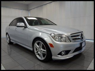 2009 mercedes-benz c-class  panoramic sunroof  leather amg wheels  loaded