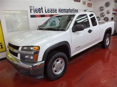 No reserve 2004 chevrolet colorado ls ext cab 4x4, 1owner off corp.lease
