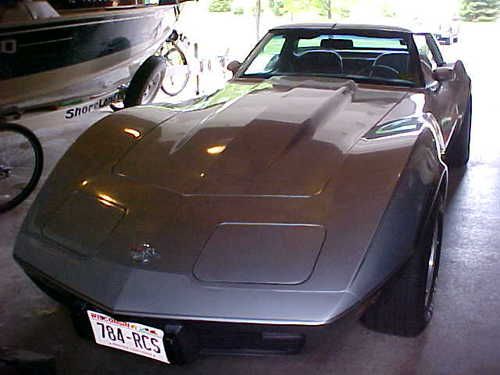 1978 corvette coupe- silver anniversary model