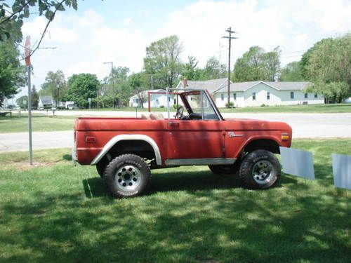 1971 ford bronco roadster