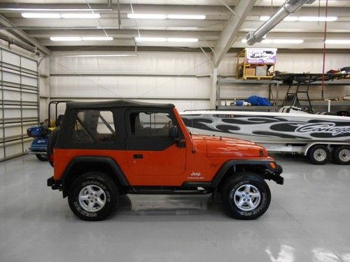Jeep wrangler - automatic - 4.0 6cyl - only 48k miles - harley davidson colors