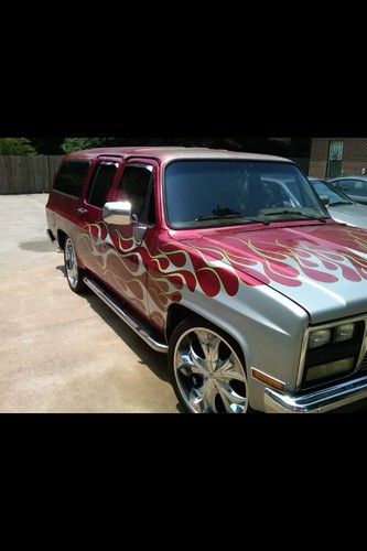Chevrolet suburban candy paint
