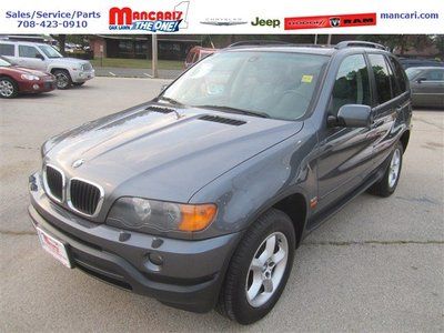 Steel grey bmw x5 3.0i suv 3.0l leather sunroof clean smoke free must sell