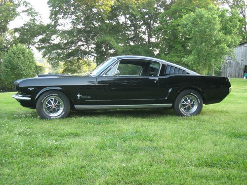 1965 ford mustang 2+2 fastback, a-code car, 289 4bbl automatic, beautiful