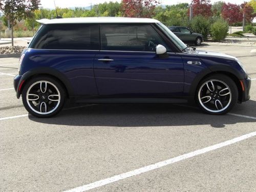 2005 mini cooper s black-eyed pea (purple) hatchback adult owned-great condition