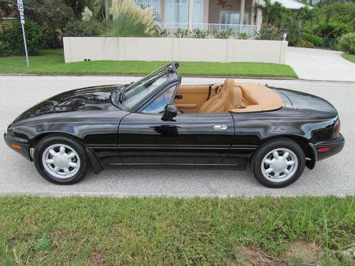 1993 mazda mx-5  miata le convertible 2-door 1.6l 1 owner florida car 46k miles