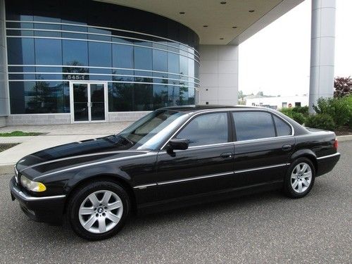 2001 bmw 740il only 78k miles black on black loaded with options