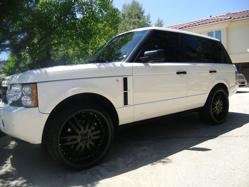 2006 white range rover supercharged